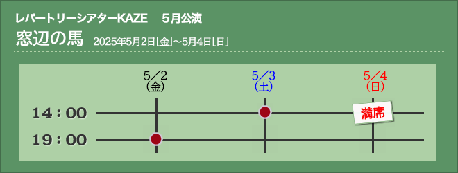 窓辺の馬